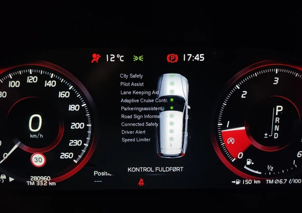 Volvo V60 cena 69699 przebieg: 280960, rok produkcji 2018 z Dobrzyca małe 781